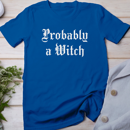 Probably A Witch Shirt Gothic Halloween T-Shirt