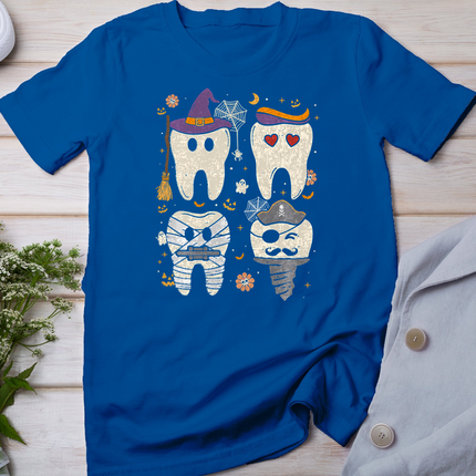 Halloween Dentist Witch Teeth Dental Crew Costume Men Women T-Shirt