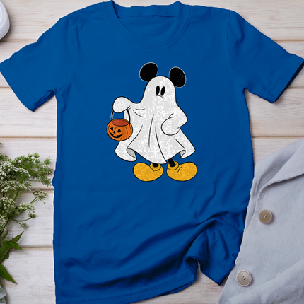 Halloween Mouse Ghost Costume Trick-or-Treat T-Shirt