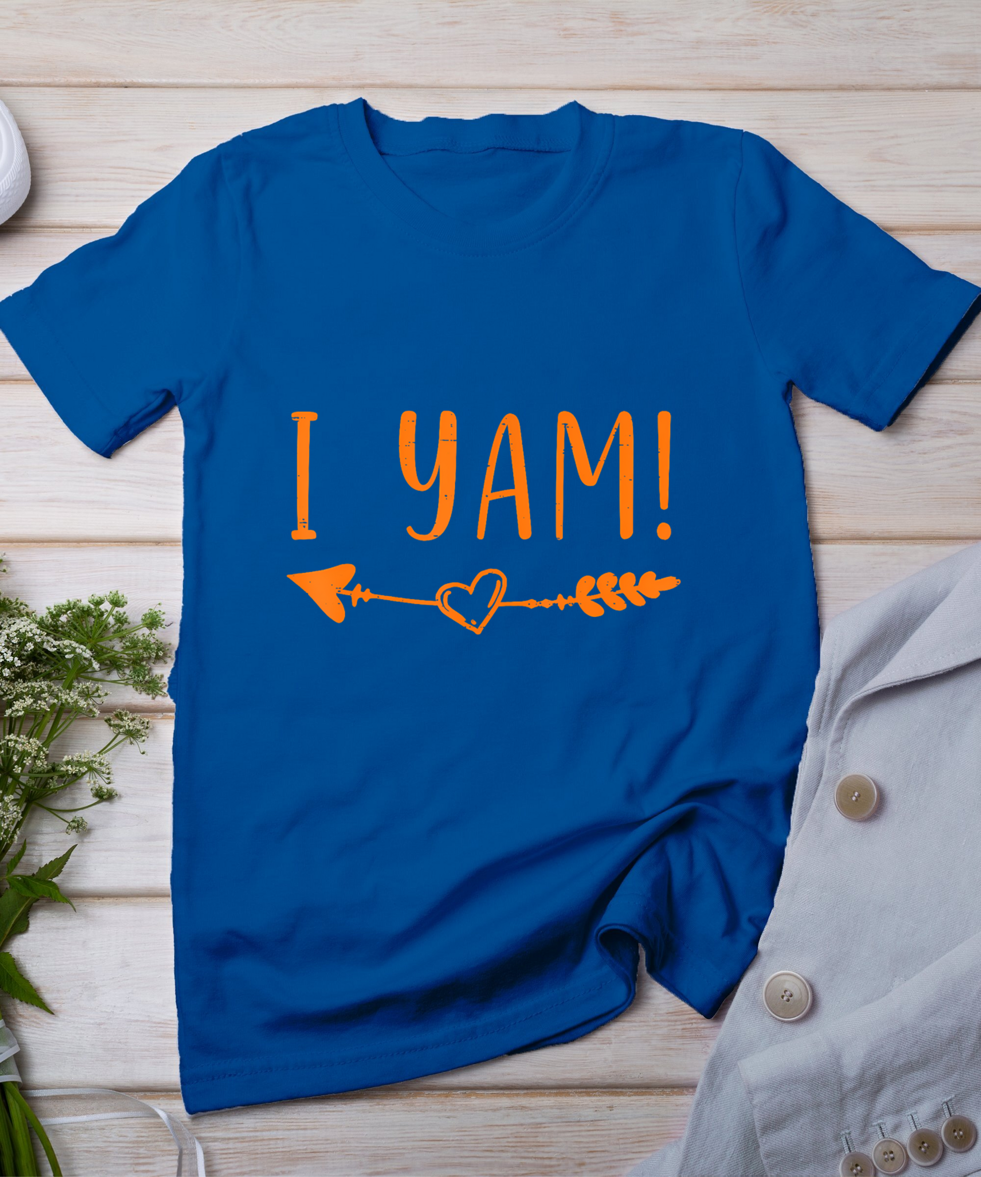 Thanksgiving Matching Couple She'S My Sweet Potato I Yam T-Shirt