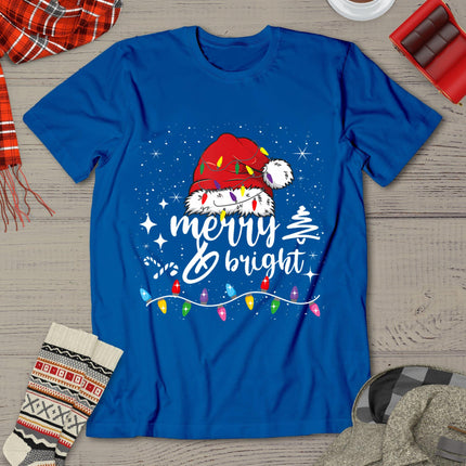 Merry And Bright Christmas Lights Xmas For Men Women Kids T-Shirt