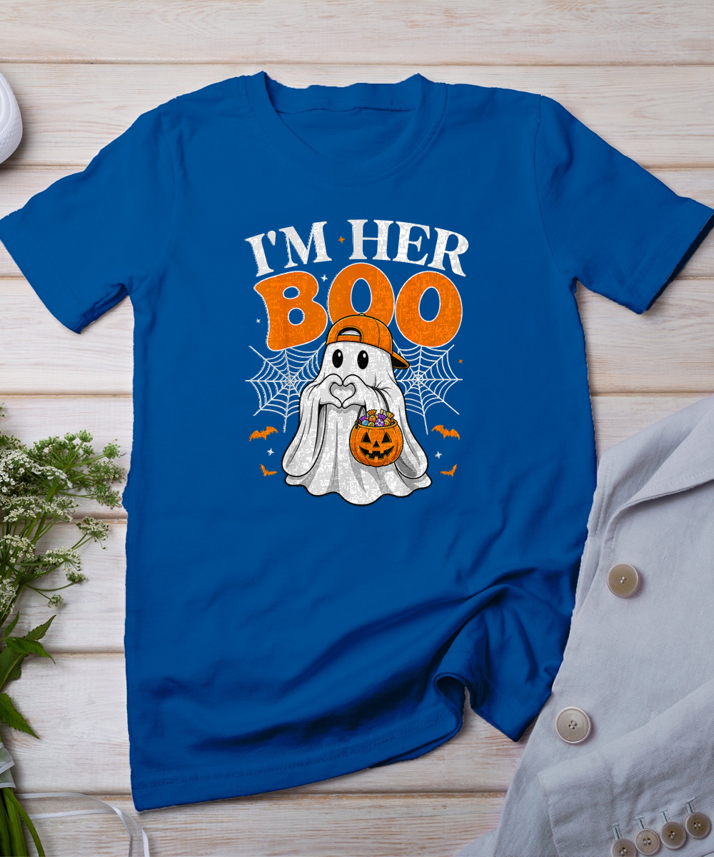 I'm Her Boo Matching Couples I'm His Ghoul Halloween Couple T-Shirt