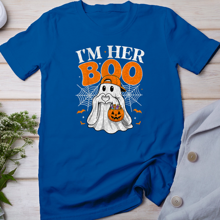 I'm Her Boo Matching Couples I'm His Ghoul Halloween Couple T-Shirt