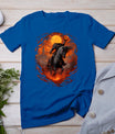 Scary Pumpkin Headless Horseman Halloween T-Shirt