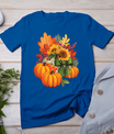 Thanksgiving Pumpkin Sunflower Fall Autumn Holiday T-Shirt