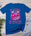 October We Wear Pink Breast Cancer Awareness Postal Worker T-Shirt