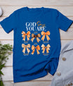 Autumn Christian Thanksgiving Coquette Bow God Says You Are T-Shirt