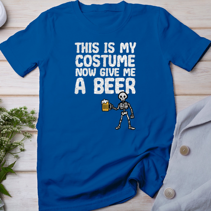 Halloween This Is My Costume Give Me Funny Skeleton Dad Men T-Shirt