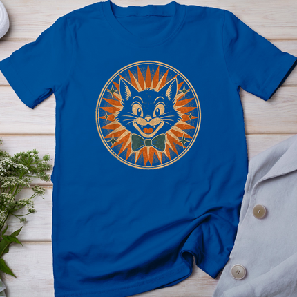 Vintage Halloween Black Cat 1950s Retro T-Shirt