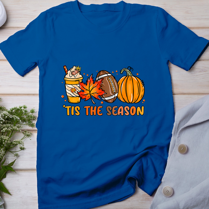 Turkey Football Outfit Kids Adults Mens Boys Thanksgiving T-Shirt