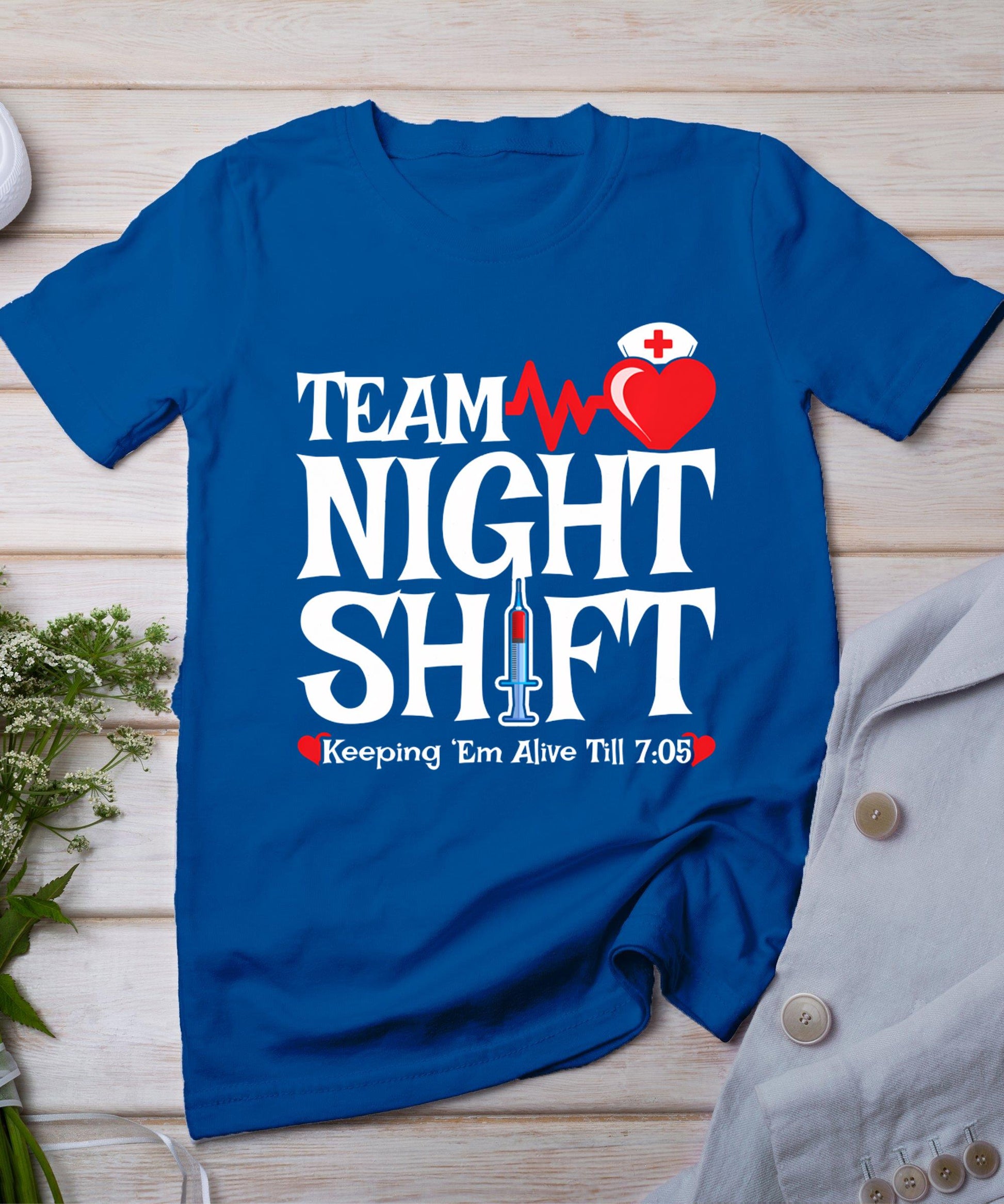 Nurse Appreciation - Team Night Shift - Night Shift Nurse T-Shirt