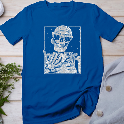 Skeleton Rock Hand Halloween Costume Cool Rock Music Rocker T-Shirt