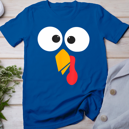 Thanksgiving Turkey Face Matching Family Costume Cute Kids T-Shirt