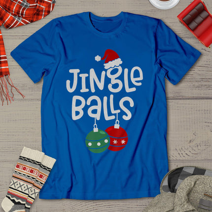 Jingle Balls Tinsel Tits Funny Matching Couple Chestnuts T-Shirt
