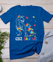 Gigi Saurus Autism Awareness Autistic Dinosaur Family T-Shirt