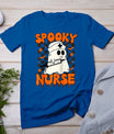 Groovy Spooky Nurse Retro Halloween Nurse Fall Scrub Women T-Shirt