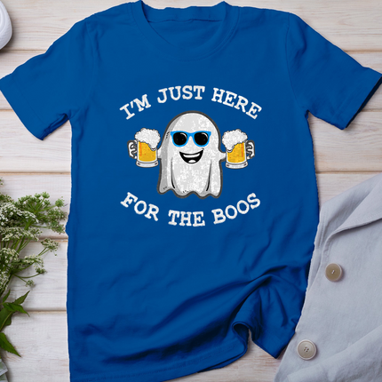 Funny Halloween Tee I'm Just Here For The Boos Costume Halloween T-Shirt