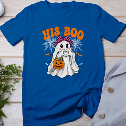 I'm Her Boo Matching Couples I'm His Boo Halloween Couple T-Shirt