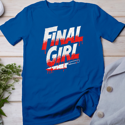 Final Girl Bloody Slasher Horror Halloween T-Shirt