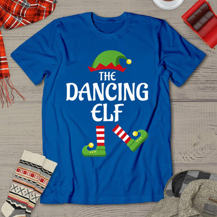 Dancing Elf Family Matching Group Christmas Party T-Shirt