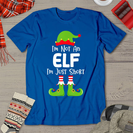 I'm Not An Elf I'm Just Short Family Christmas Pjs Matching T-Shirt