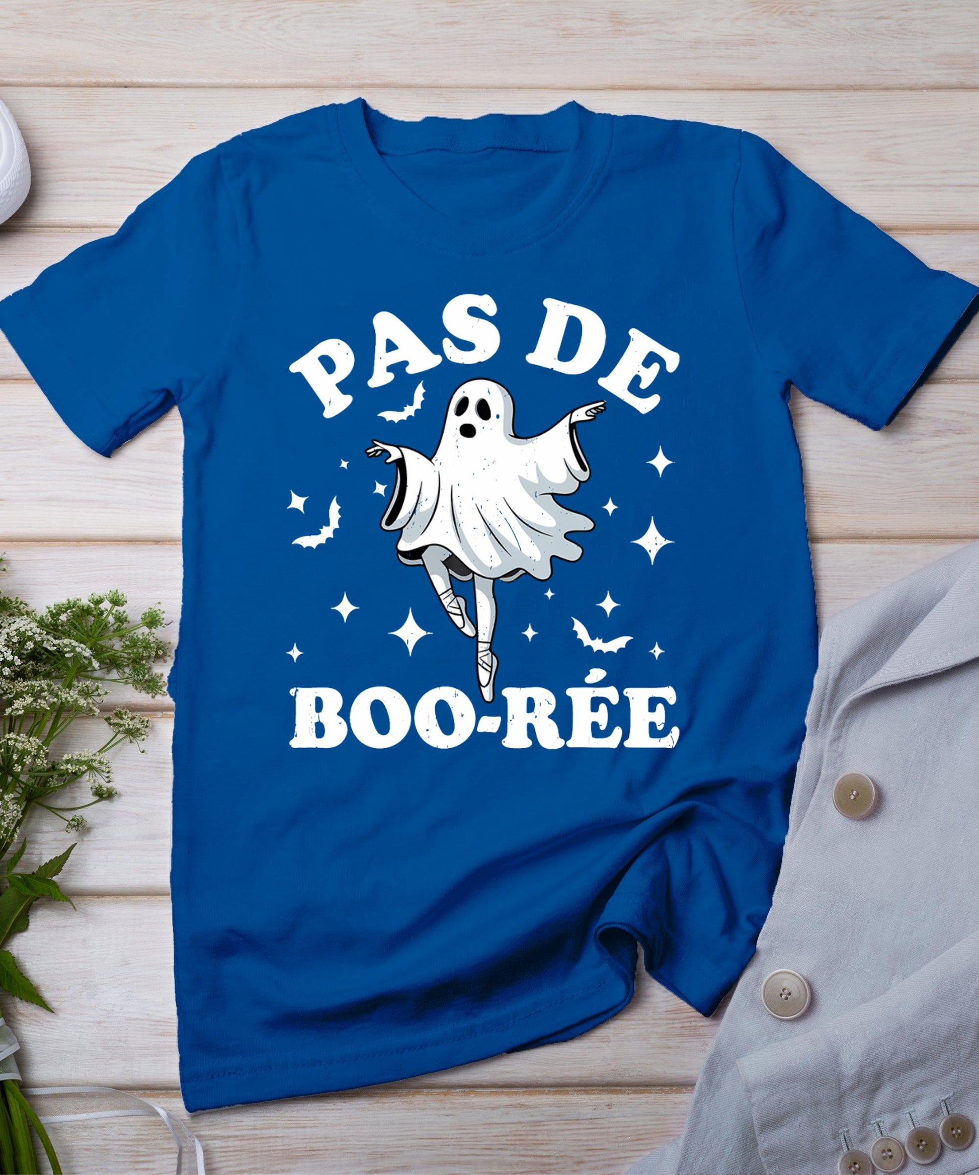 Halloween Dance Teacher Pas De Boo-Re Dancing Ghost Ballet T-Shirt