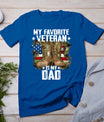 Father Veterans Day My Favorite Veteran Is My Dad For Kids T-Shirt