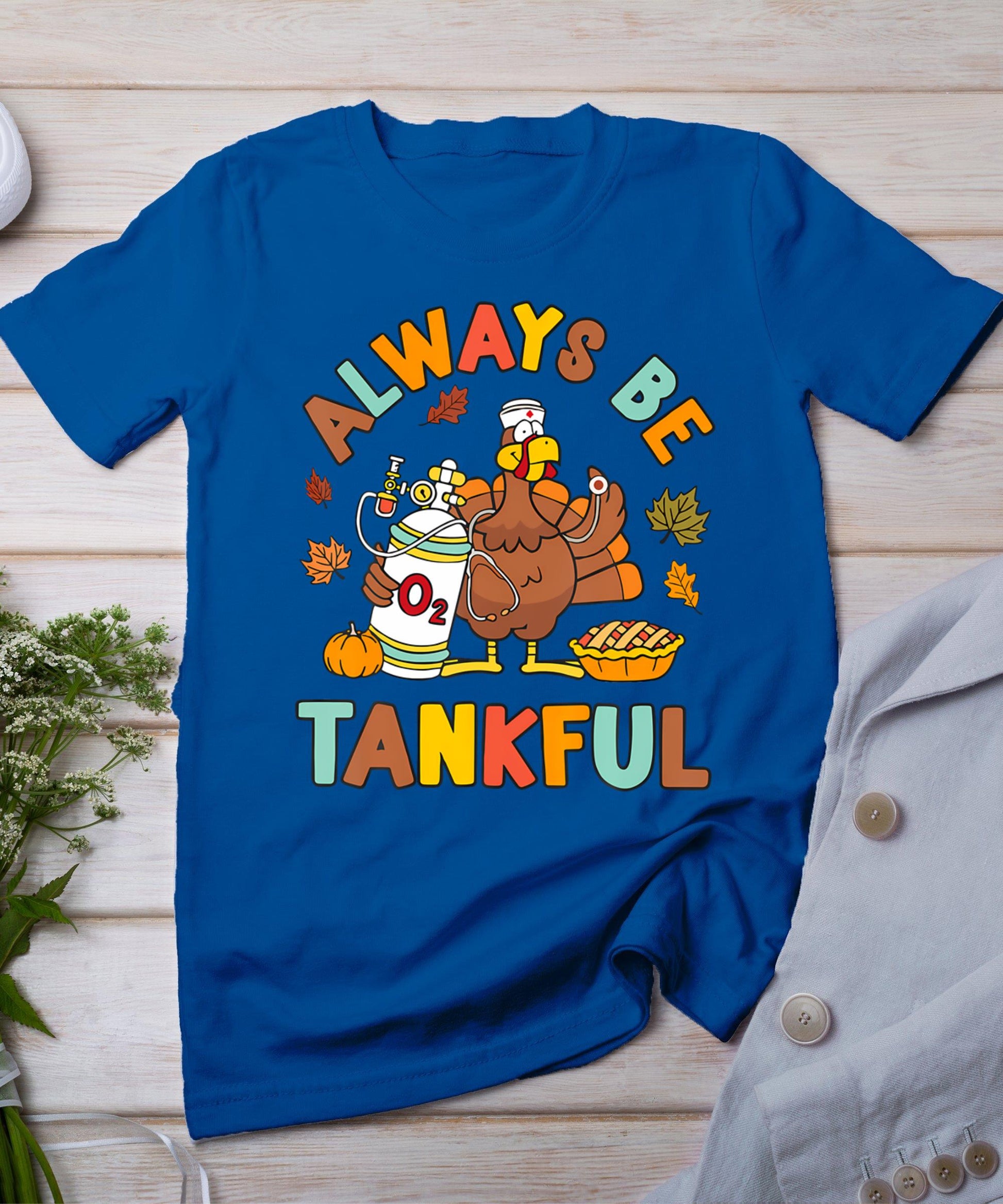 Respiratory Therapist Thanksgiving Nurse Autumn Fall Turkey T-Shirt