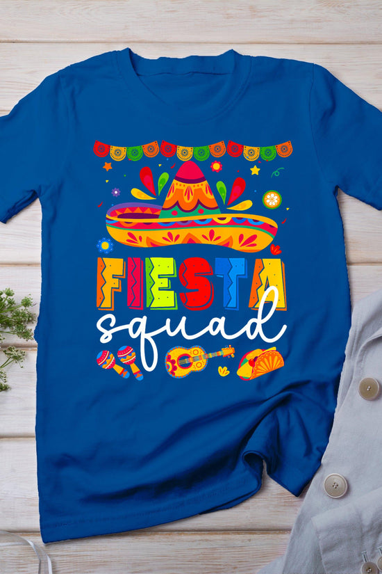 Cinco De Mayo Fiesta Squad Family Matching Group Adults Kids T-Shirt