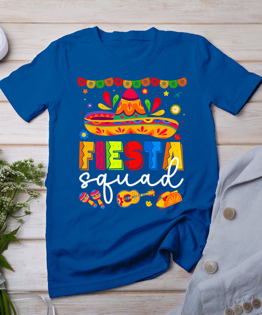 Cinco De Mayo Fiesta Squad Family Matching Group Adults Kids T-Shirt