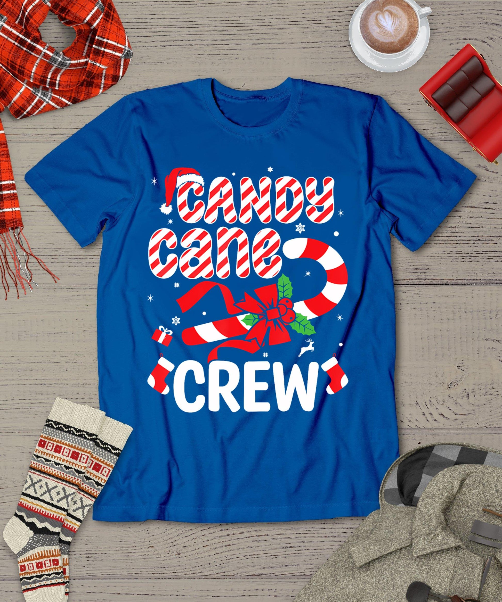 Candy Cane Crew - Funny Christmas Holiday Men Women T-Shirt