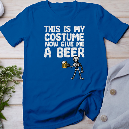 Halloween This Is My Costume Give Me Funny Skeleton Dad Men T-Shirt