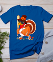 Turkey Playing Baseball Thanksgiving T-Shirt