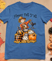 Scarecrow Happy Fall Y'All Pumpkin Thanksgiving Halloween T-Shirt