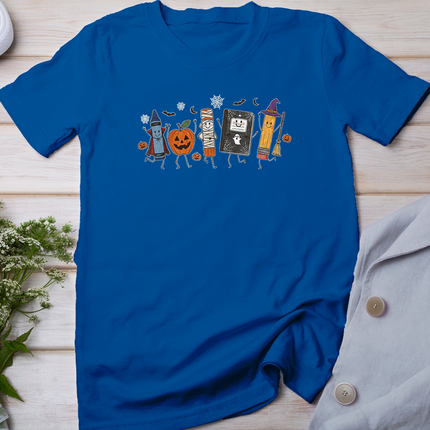 Halloween Teacher School Supplies Back to School Students T-Shirt