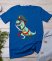 Pirate Dinosaur T Rex Funny Tyrannosaurus Halloween T-Shirt