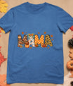 Mama Thanksgiving Mom Fall Pumpkins Season Retro T-Shirt