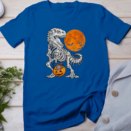 Halloween shirts for Boys Kids Dinosaur Skeleton T rex Scary T-Shirt