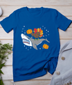 Thanksgiving Turkey Riding Shark Funny Boys Kids Toddler T-Shirt