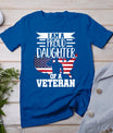 Proud Daughter Veteran Nothing Scares Patriotic Veterans Day T-Shirt