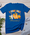 Pt Nurse Fall I Love Fall Prevention Fall Physical Therapy T-Shirt