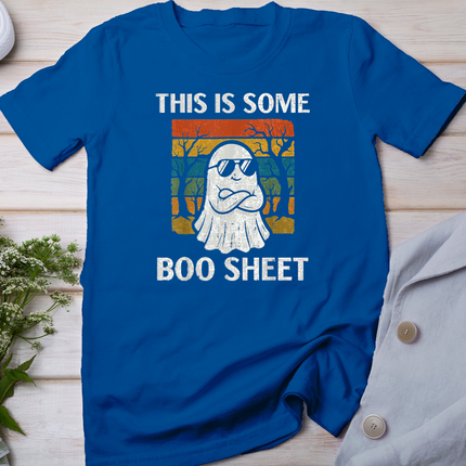 Halloween Ghost This is Some Boo Sheet Costume Women Men T-Shirt