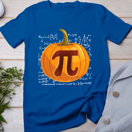 Pumpkin Pie Math Shirt Funny Halloween Thanksgiving Pi Day T-Shirt