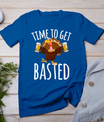 Time To Get Basted Funny Beer Thanksgiving Turkey Gift T-Shirt