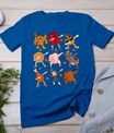 Dabbing Turkey T Rex Pilgrim Thanksgiving Boys Kid Funny Dab T-Shirt