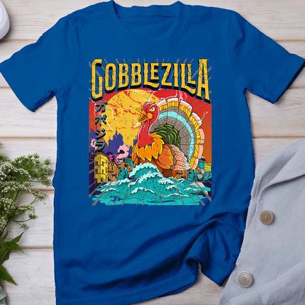 Turkey Day Thanksgiving Gobblezilla T-Shirt