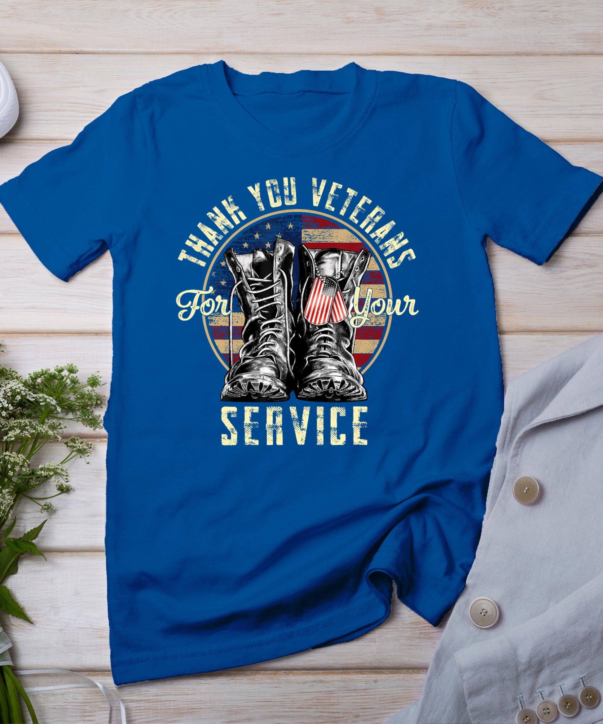 Thank You Veterans For Your Service Veterans Day T-Shirt