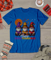 Halloween Thanksgiving Christmas Happy Hallothanksmas Gnomes T-Shirt