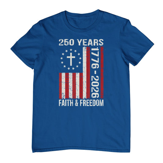 250 Years American 250th Anniversary Usa Us Flag 4th Of July T-Shirt