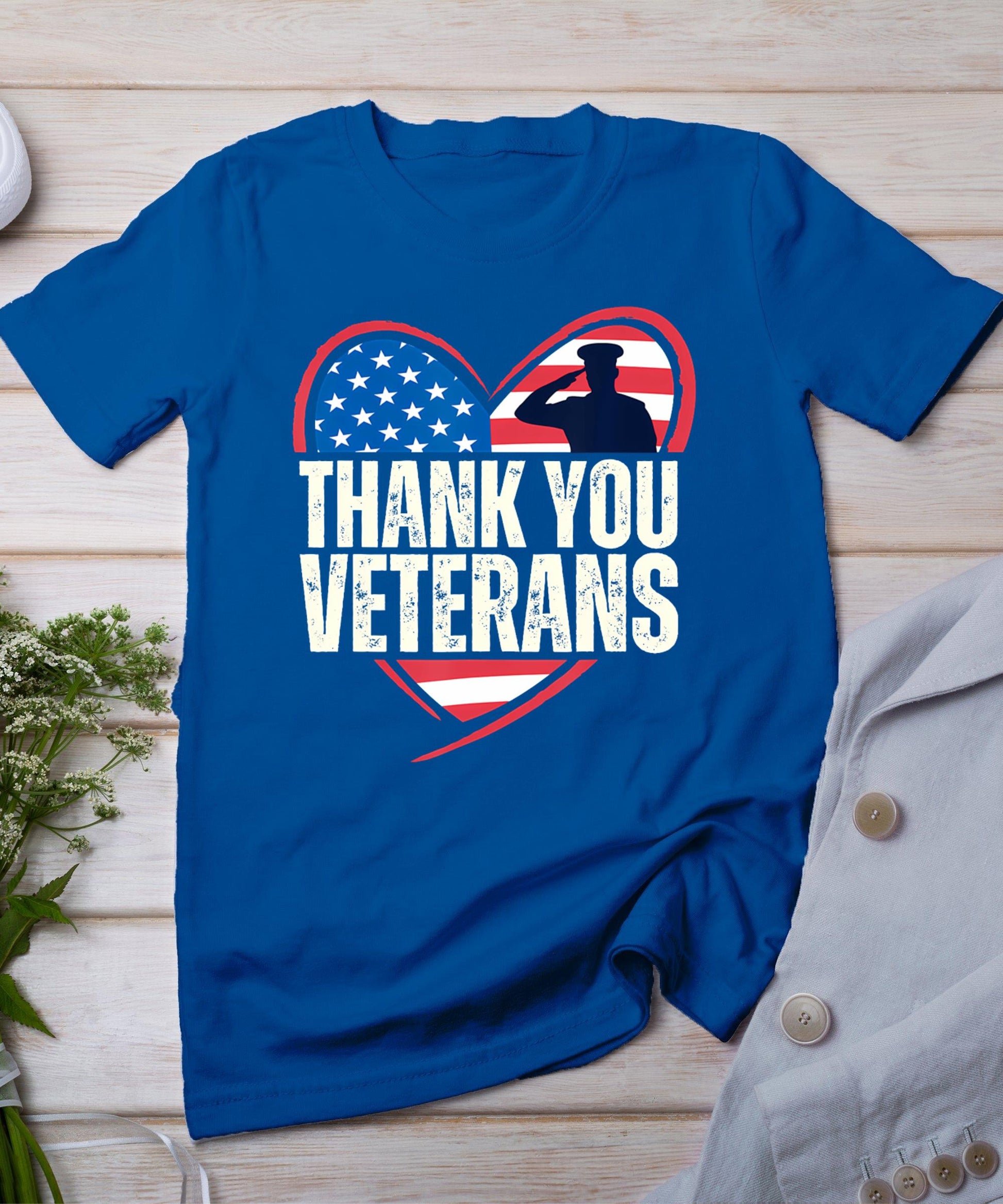 Thank You Veterans Day Memorial Day Partiotic Military Usa T-Shirt